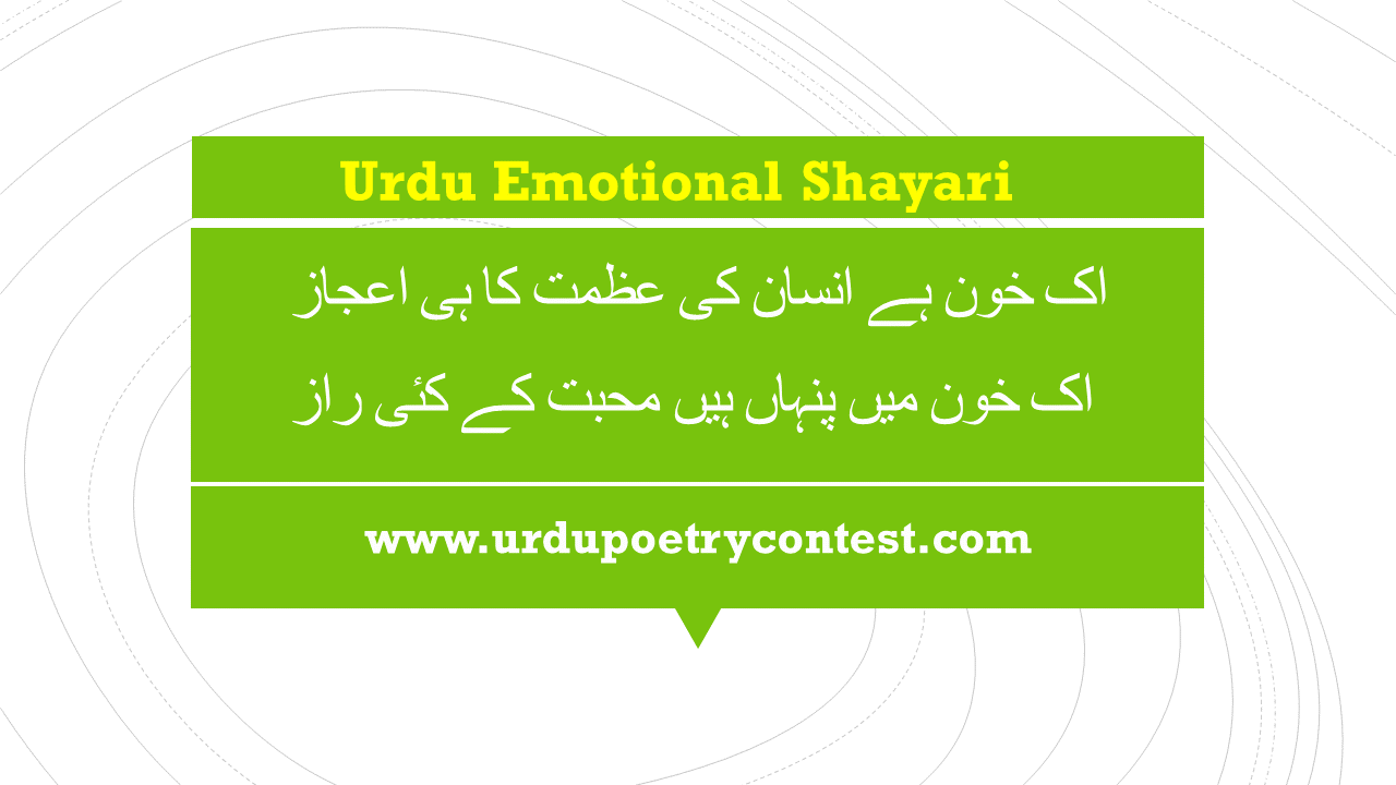 Read more about the article Urdu Emotional Shayari