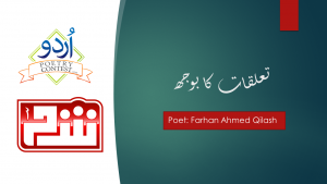 Read more about the article Taluqaat Ka Boojh By Farhan Ahmed Qilash