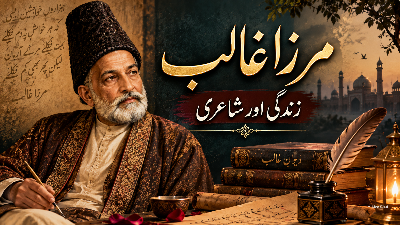 Read more about the article مرزا غالب: زندگی اور شاعری